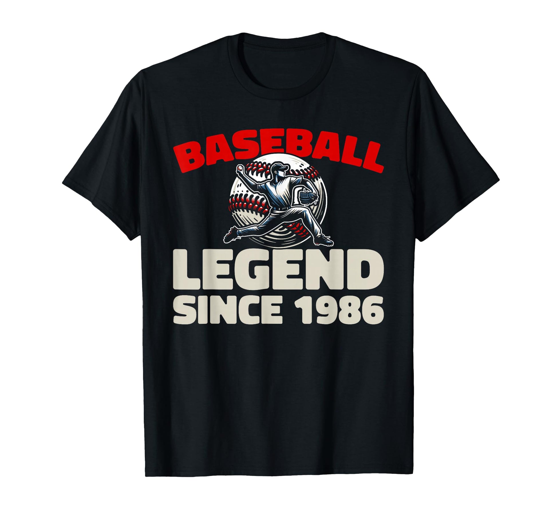 Birthday Baseballer Team Player Sport T-Shirt - Minimalist Print Men Women - T-Shirt, Sweatshirt, Hoodie