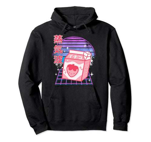 Otaku Pastel Goth Retrowave Japanese Hoodie - Aesthetic Graphic for Adults - T-Shirt, Sweatshirt, Hoodie