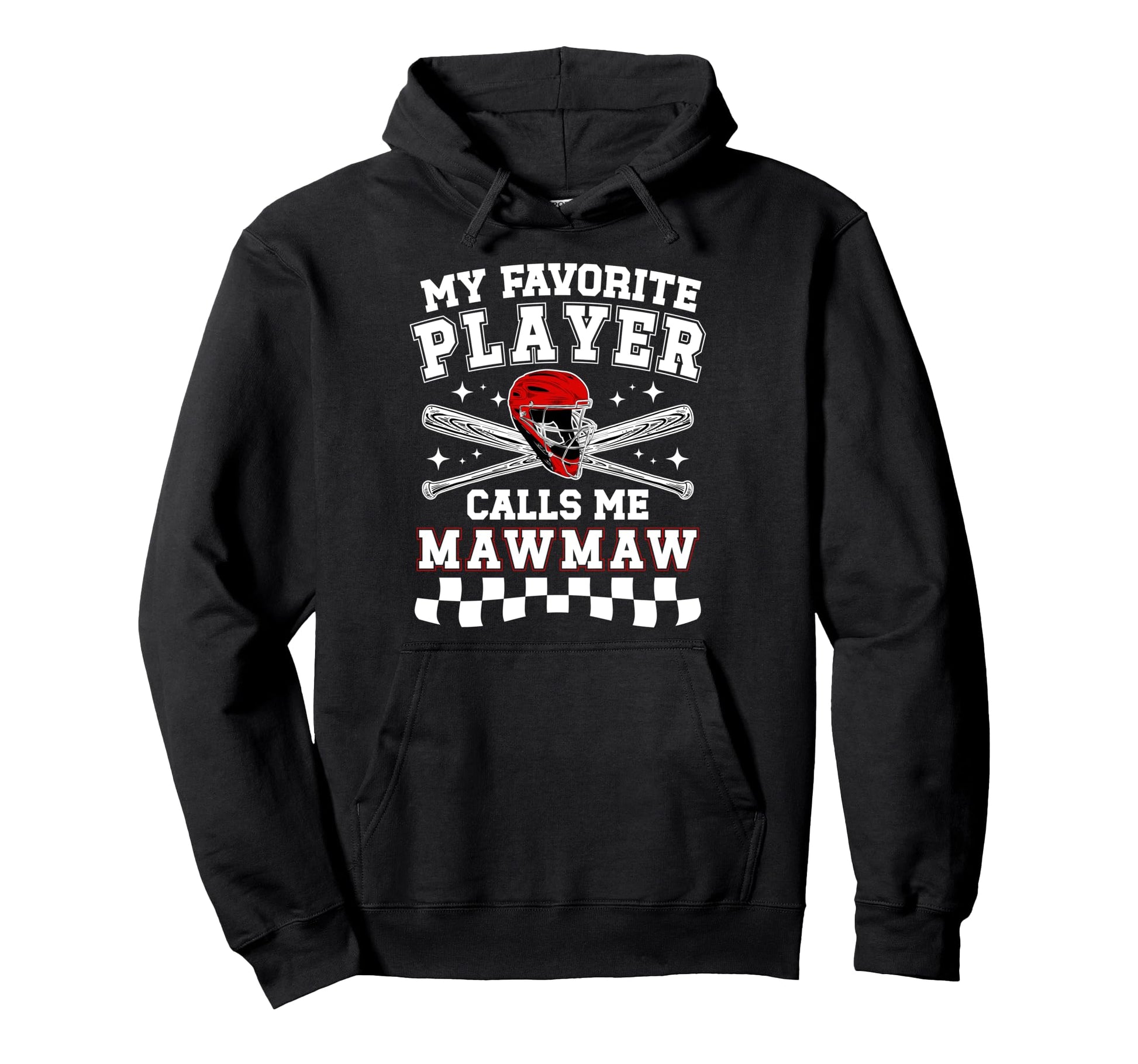 Proud Baseball Mawmaw Baseball Player Hoodie - Minimalist Print Men Women - T-Shirt, Sweatshirt, Hoodie