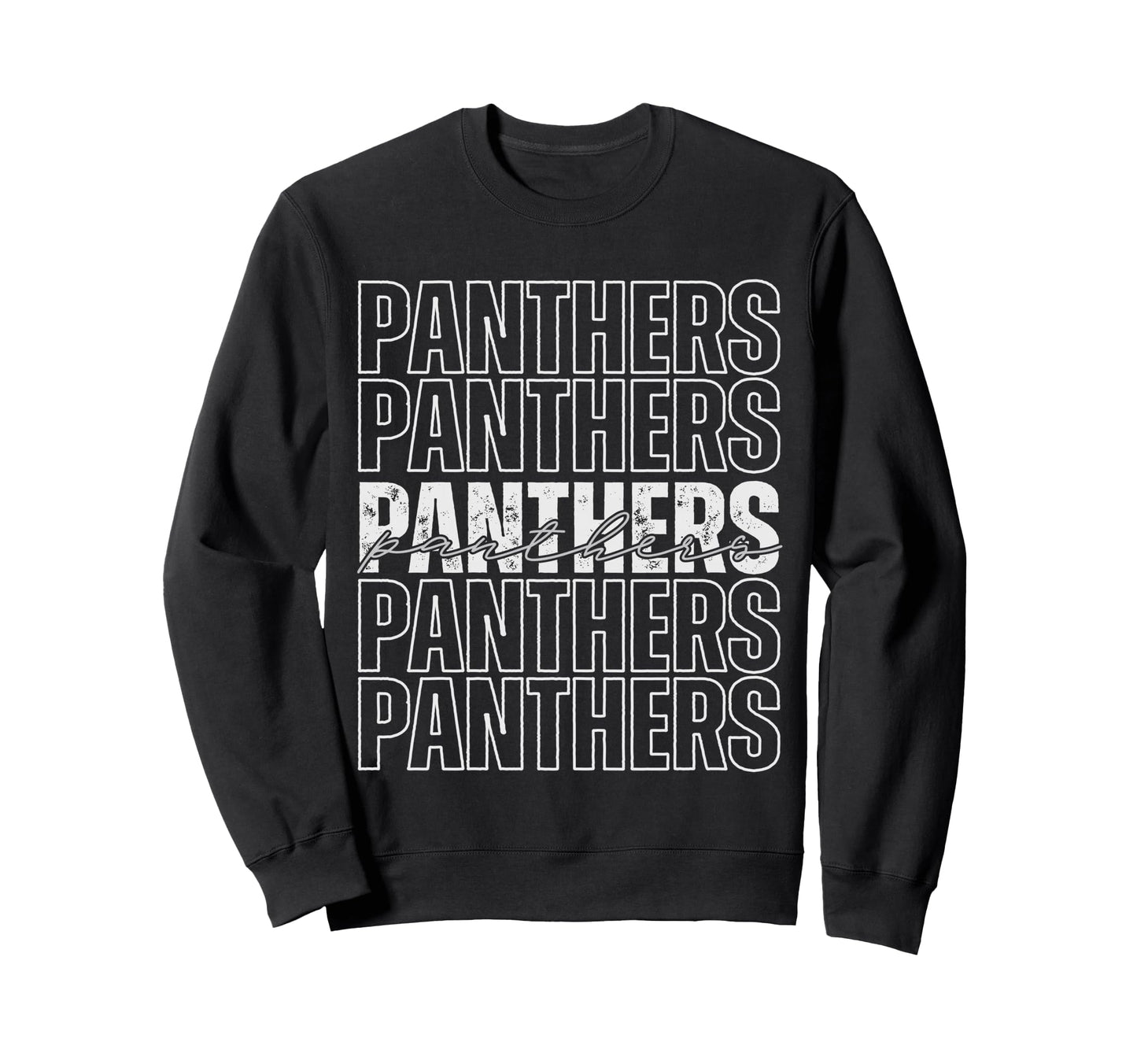 Panthers Mascot Back To School Sweatshirt - Unique Graphic for Adults - T-Shirt, Sweatshirt, Hoodie