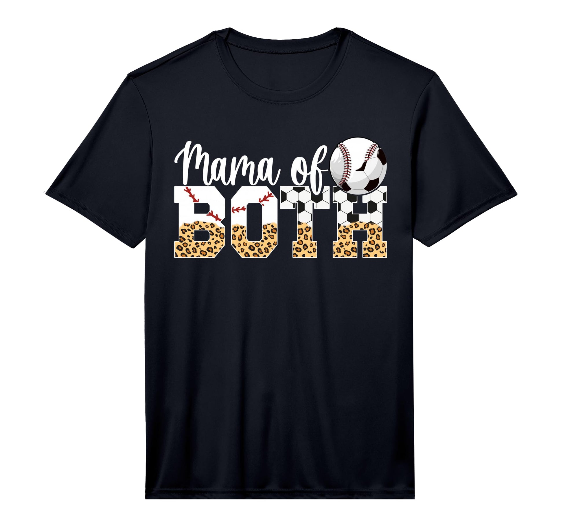 Mens Mama Both Baseball Soccer Mom T-Shirt - Novelty Apparel for Adults - T-Shirt, Sweatshirt, Hoodie