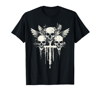 Skull Cross Goth Gothic Emo Alt T-Shirt - Aesthetic Graphic for Adults - T-Shirt, Sweatshirt, Hoodie