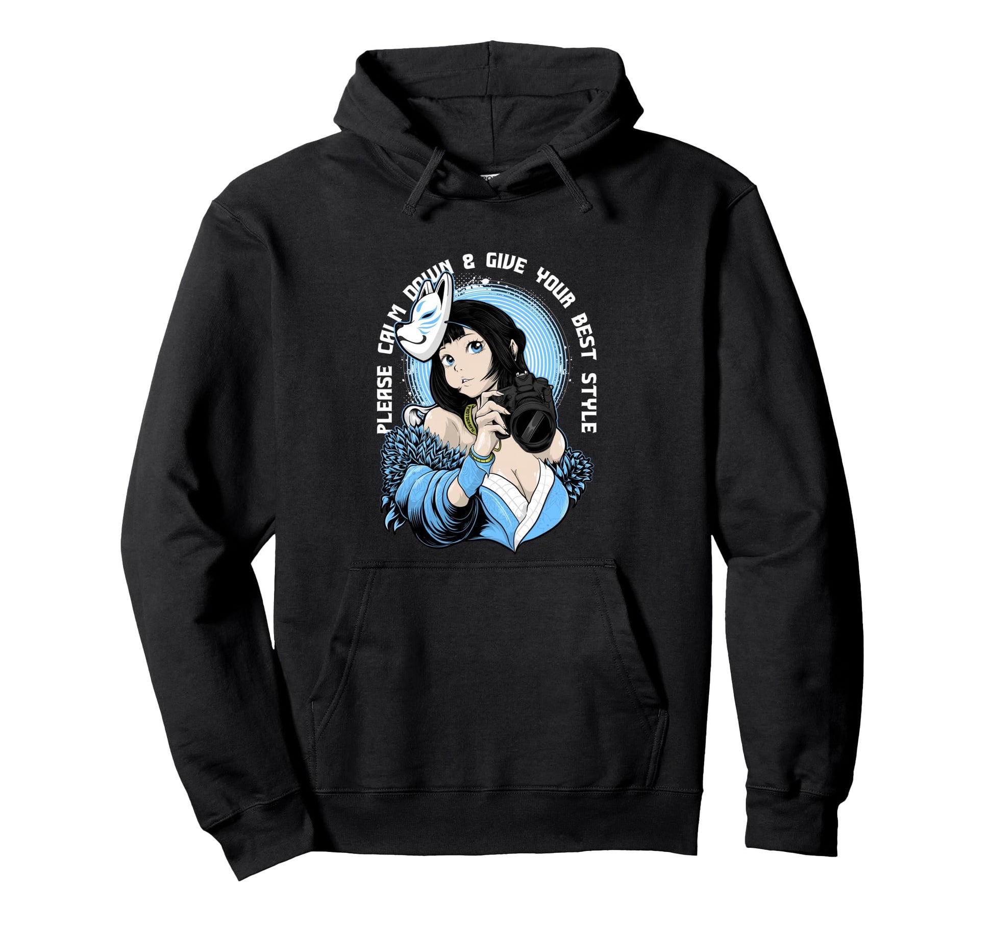 Kitsune Photography Aesthetic Edgy Hoodie - Aesthetic Graphic Unisex - T-Shirt, Sweatshirt, Hoodie