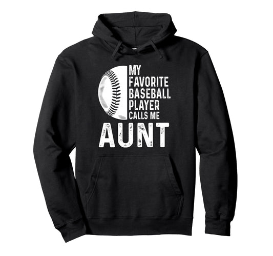 My Favorite Baseball Player Calls Me Hoodie - Trendy Graphic for Adults - T-Shirt, Sweatshirt, Hoodie