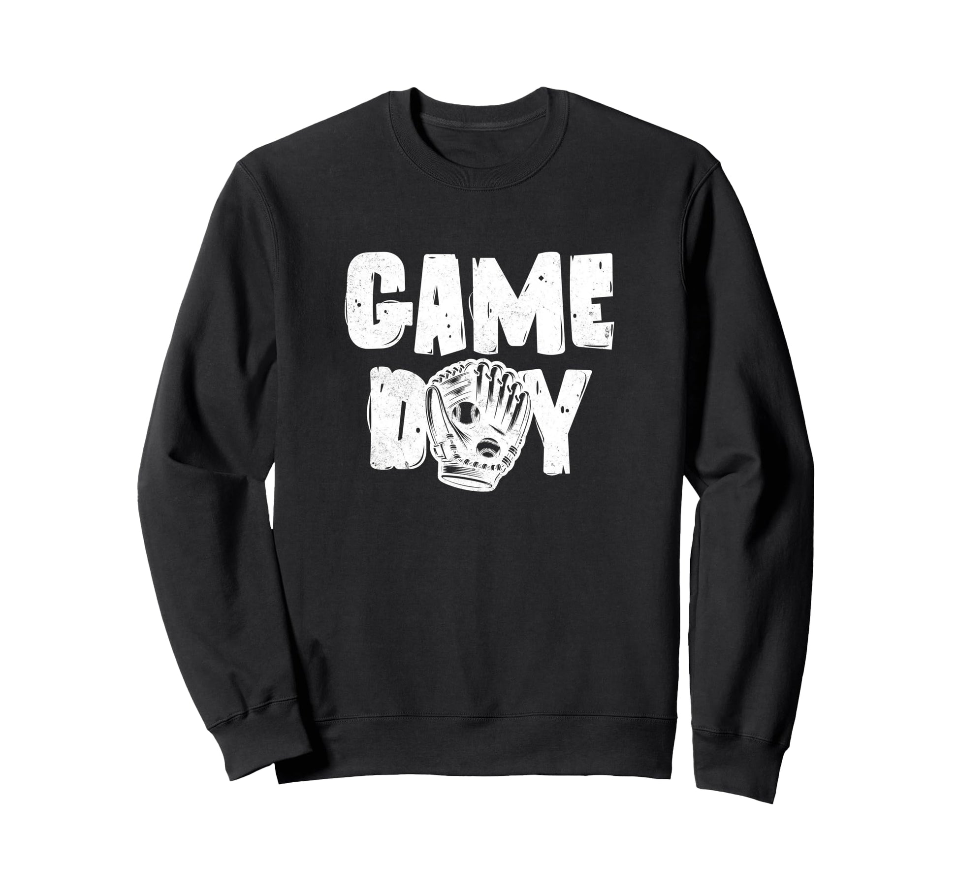 Grunge Baseball Heart Softball Mom Sweatshirt - Novelty Apparel Unisex - T-Shirt, Sweatshirt, Hoodie