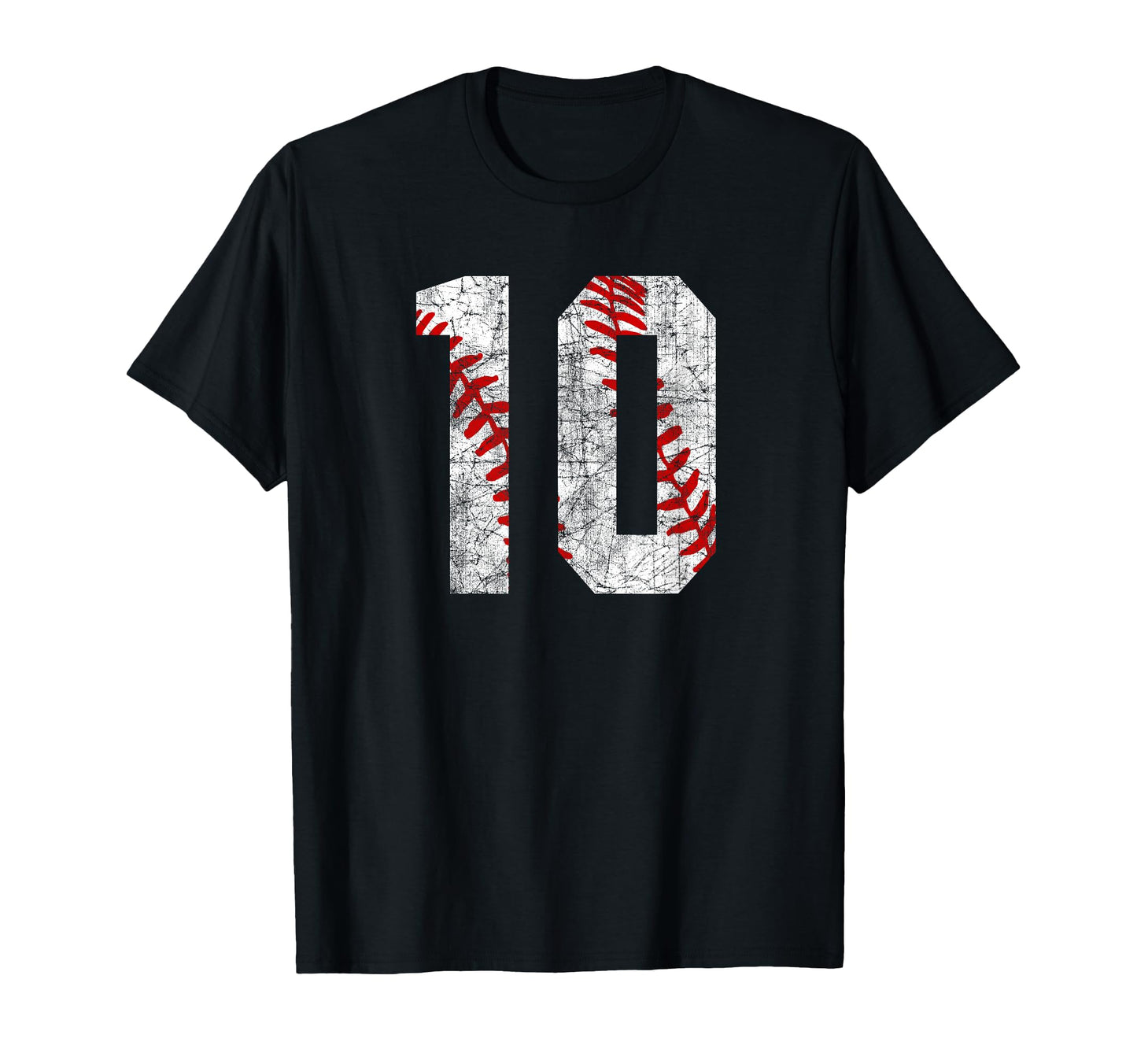 Baseball Mom 10 Jersey Baseball Player T-Shirt - Minimalist Print Unisex - T-Shirt, Sweatshirt, Hoodie