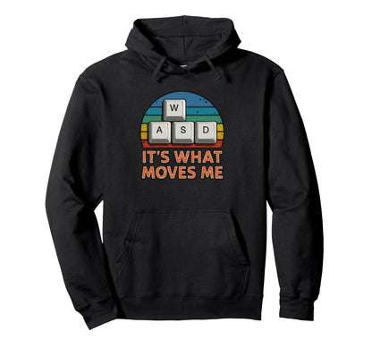 Wasd Gamer Keys Illustration Hoodie - Fun Novelty Design Unisex - T-Shirt, Sweatshirt, Hoodie