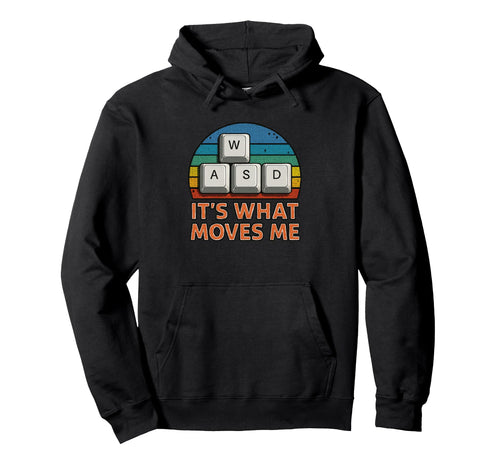 Wasd Gamer Keys Illustration Hoodie - Fun Novelty Design Unisex - T-Shirt, Sweatshirt, Hoodie