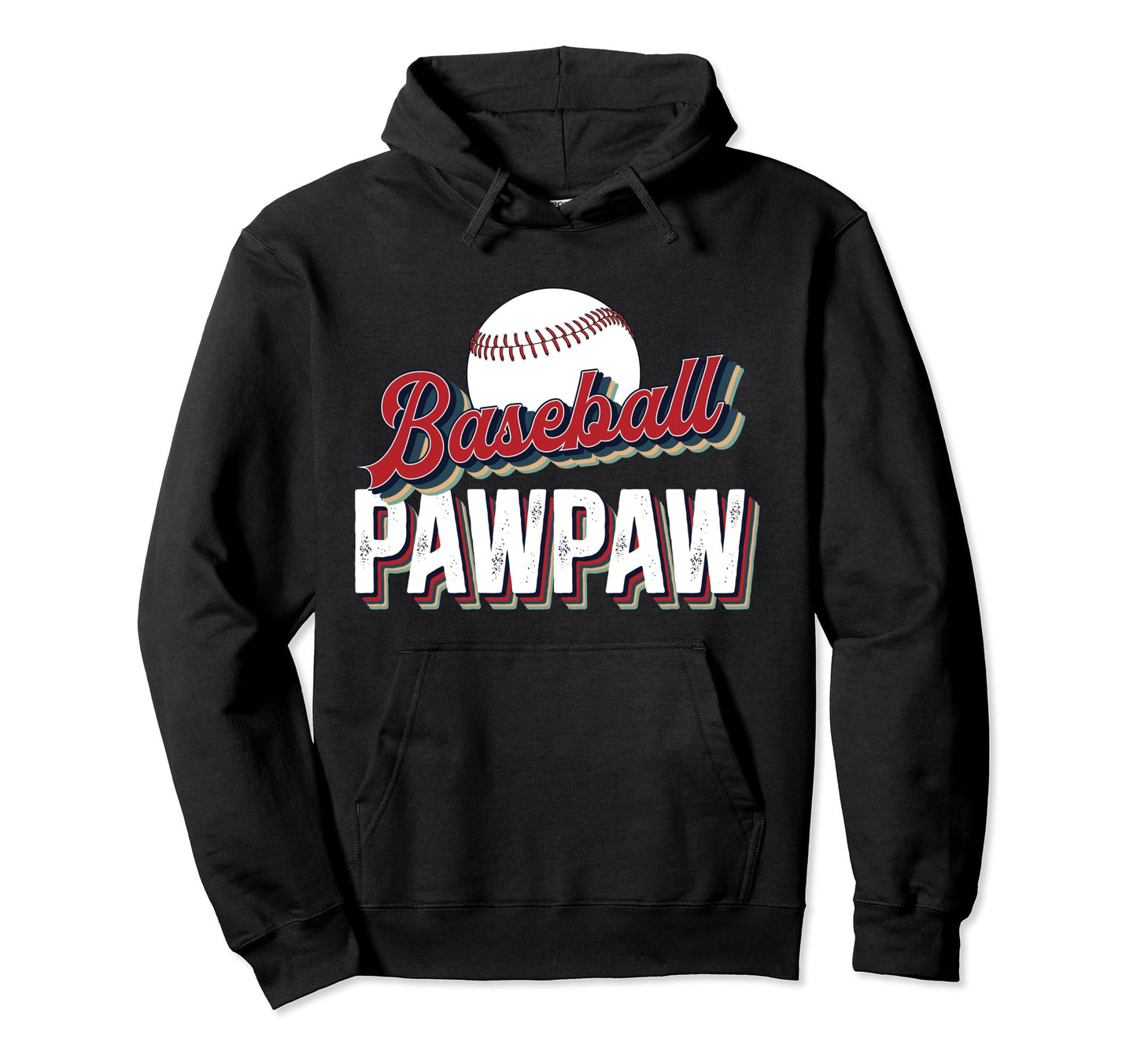 Baseball Pawpaw Proud Pawpaw Baseball Hoodie - Minimalist Print Unisex - T-Shirt, Sweatshirt, Hoodie