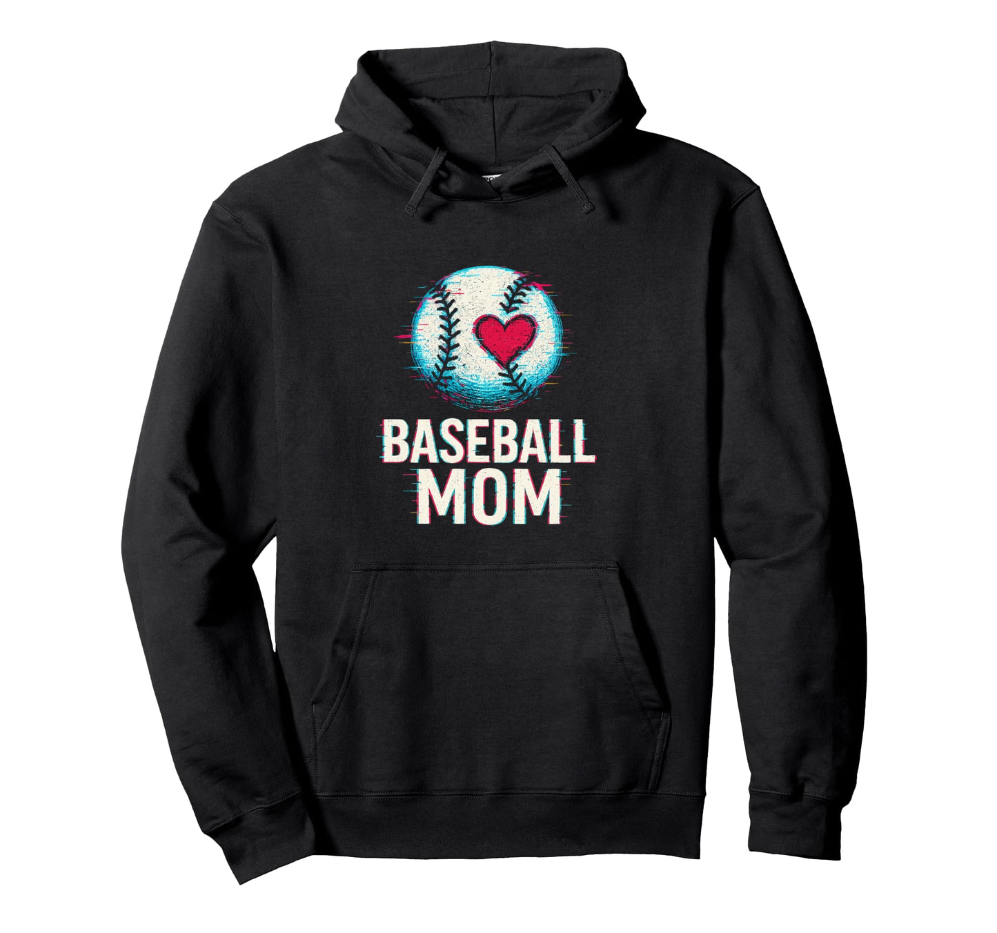 Baseball Mom Proud Son Supporter Cheer Hoodie - Trendy Graphic Unisex - T-Shirt, Sweatshirt, Hoodie