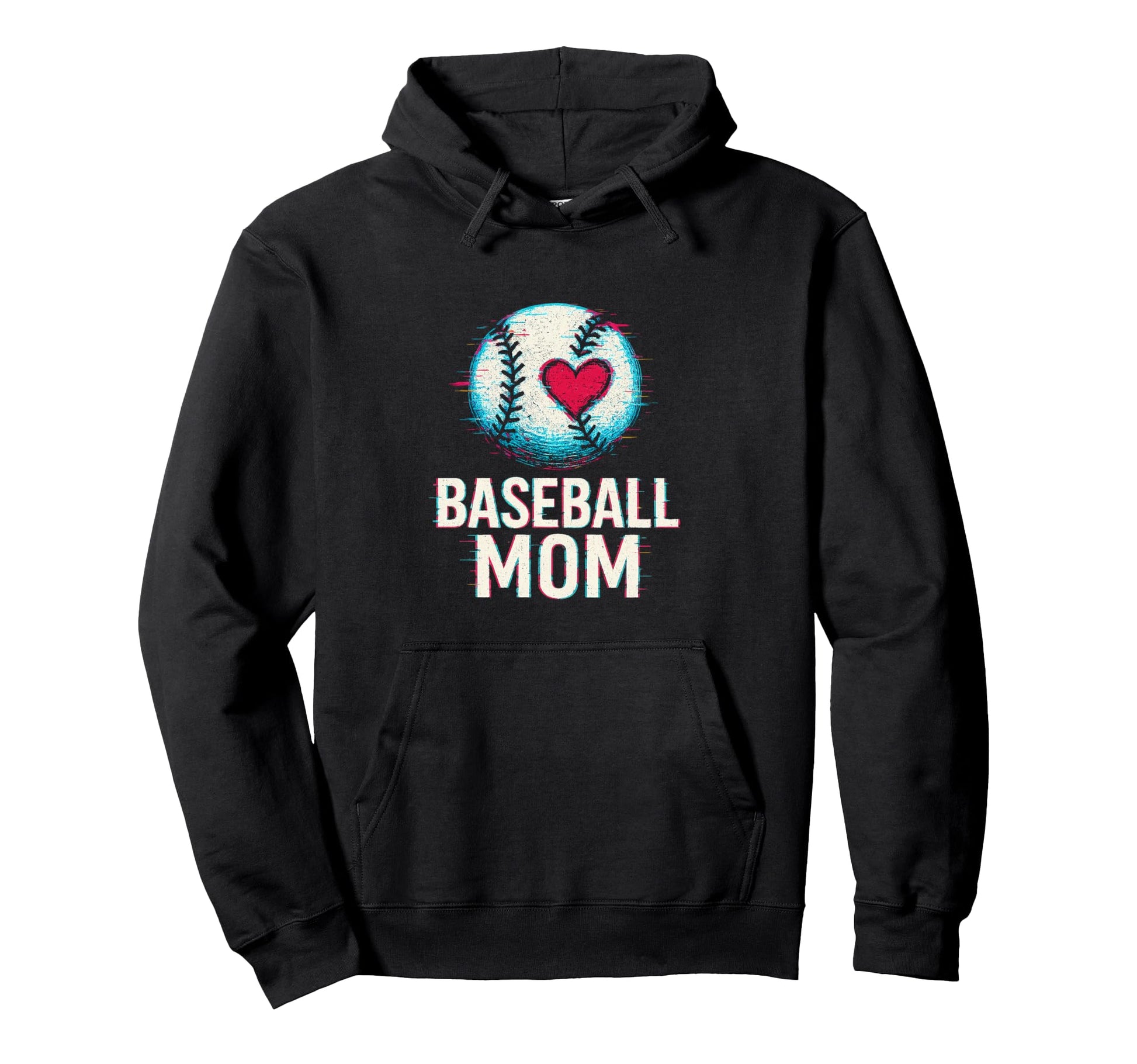 Baseball Mom Proud Son Supporter Cheer Hoodie - Trendy Graphic Unisex - T-Shirt, Sweatshirt, Hoodie