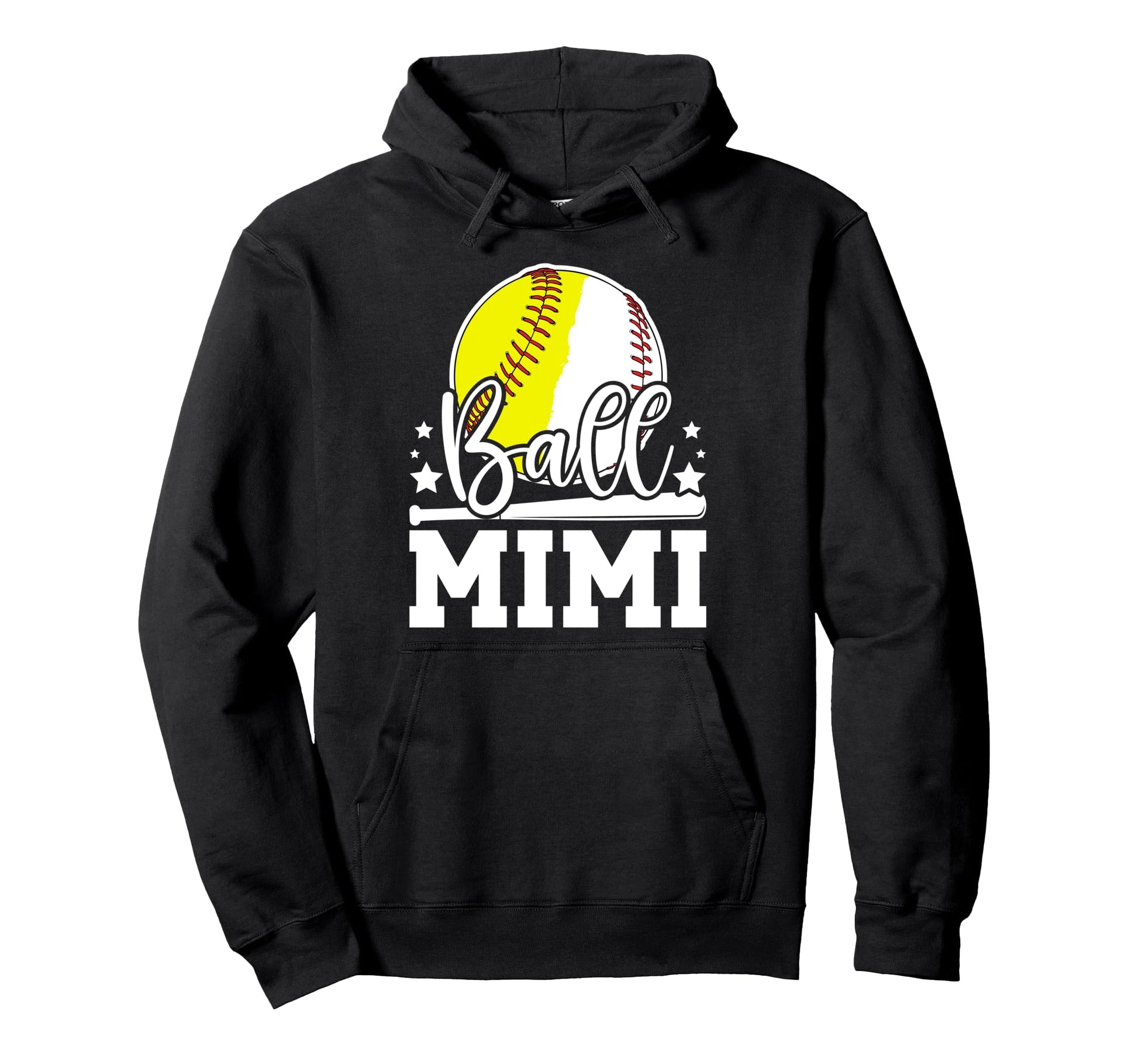 Ball Mimi Grandma Proud Baseball Hoodie - Novelty Apparel Men Women - T-Shirt, Sweatshirt, Hoodie