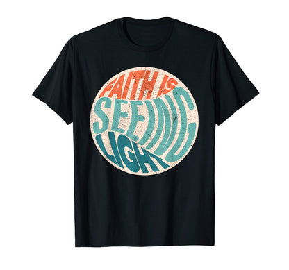 Happy Faith Boho Positive Religious T-Shirt - Fun Novelty Design Men Women - T-Shirt, Sweatshirt, Hoodie