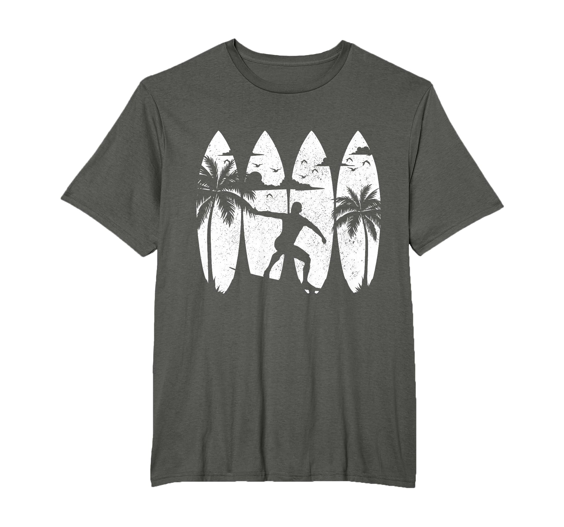Surfer Surfboard Surfing Beach T-Shirt - Custom Art Print for Adults - T-Shirt, Sweatshirt, Hoodie
