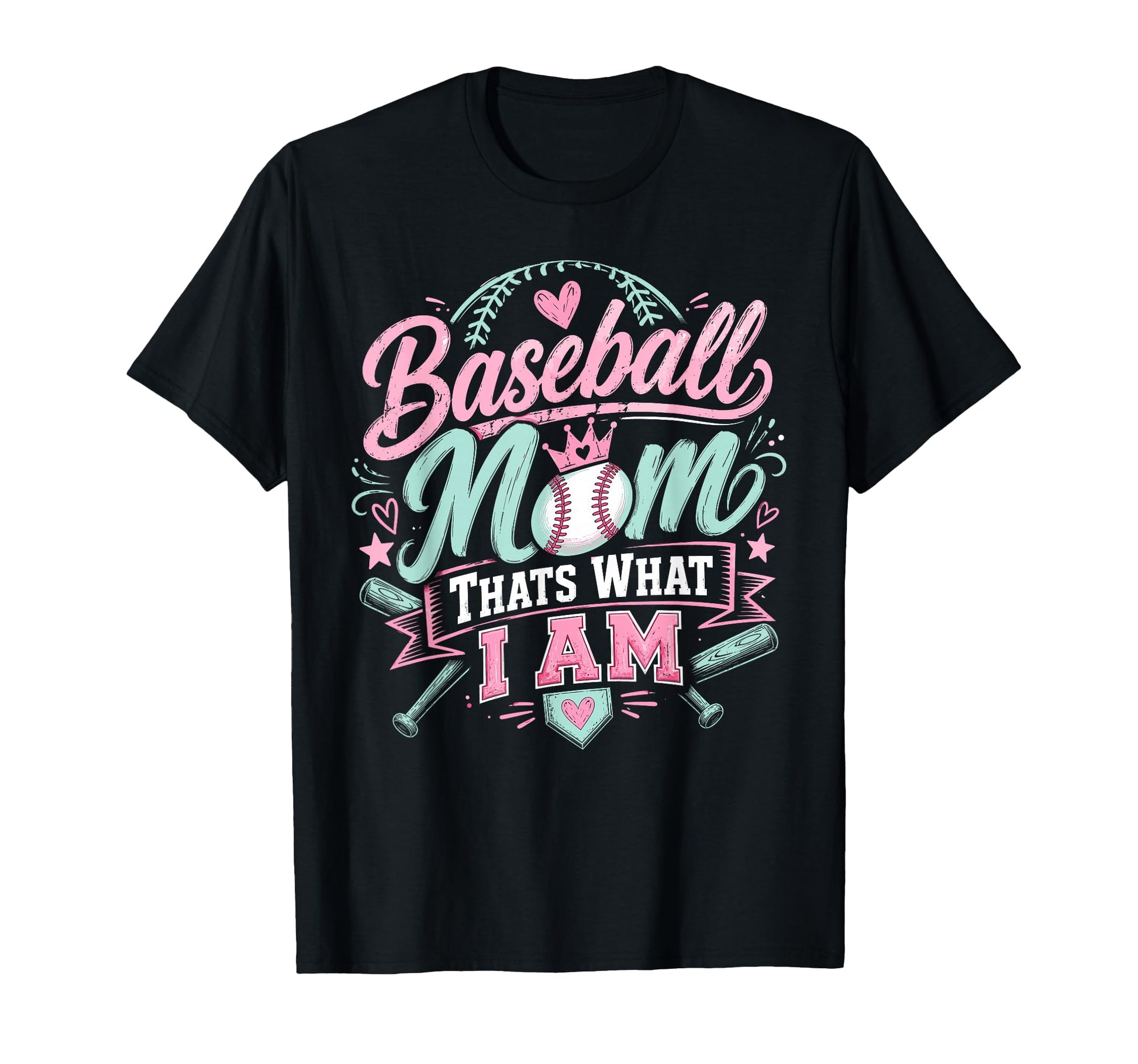 Baseball Mom Thats What I Am Proud T-Shirt - Trendy Graphic Unisex - T-Shirt, Sweatshirt, Hoodie