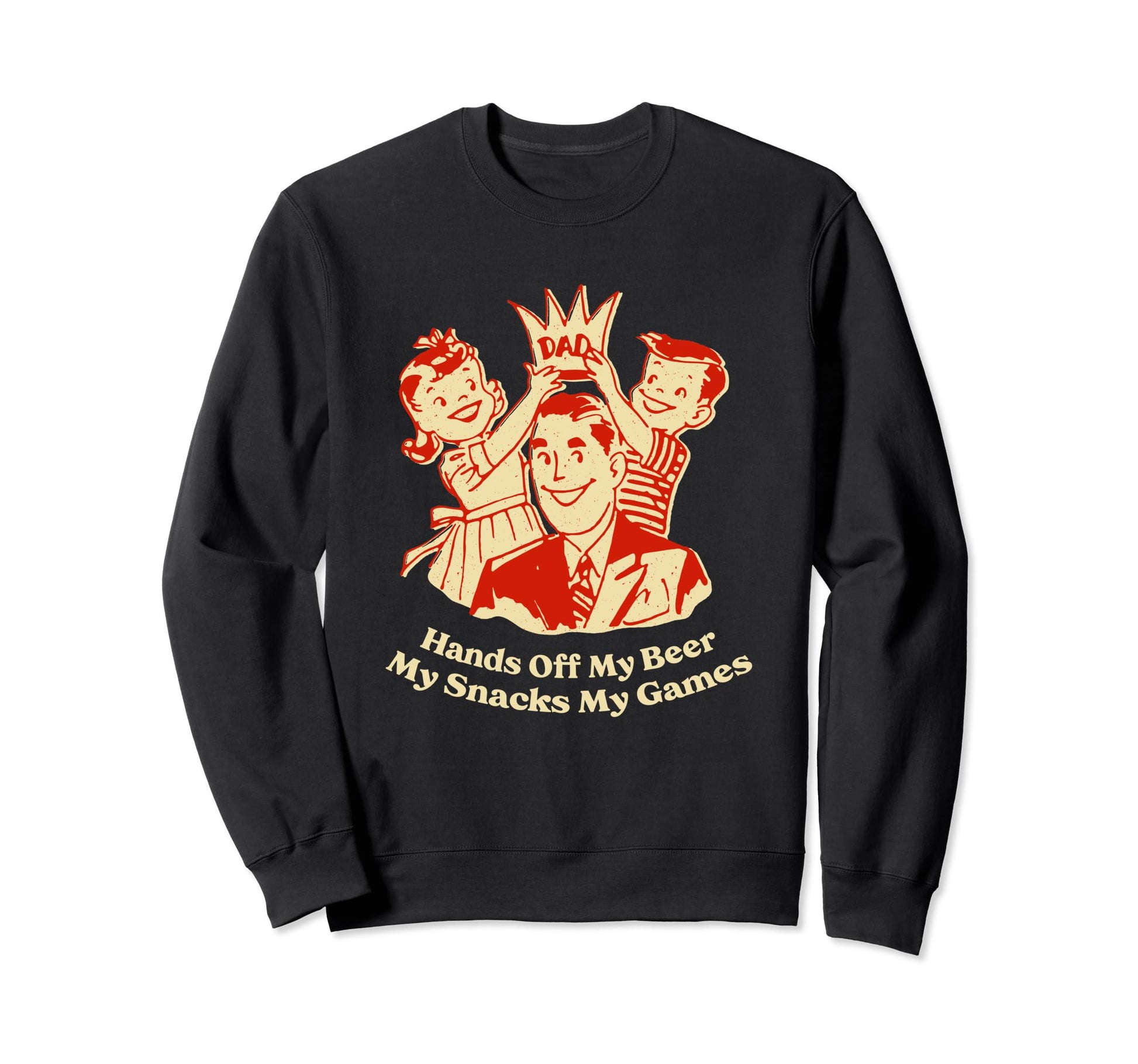 My Beer Snacks And Games Fathers Day Sweatshirt - Aesthetic Graphic Unisex - T-Shirt, Sweatshirt, Hoodie