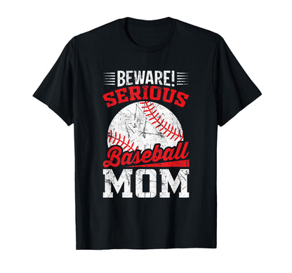 Funny Baseball Sport Baseball Mom T-Shirt - Casual Everyday Wear Men Women - T-Shirt, Sweatshirt, Hoodie