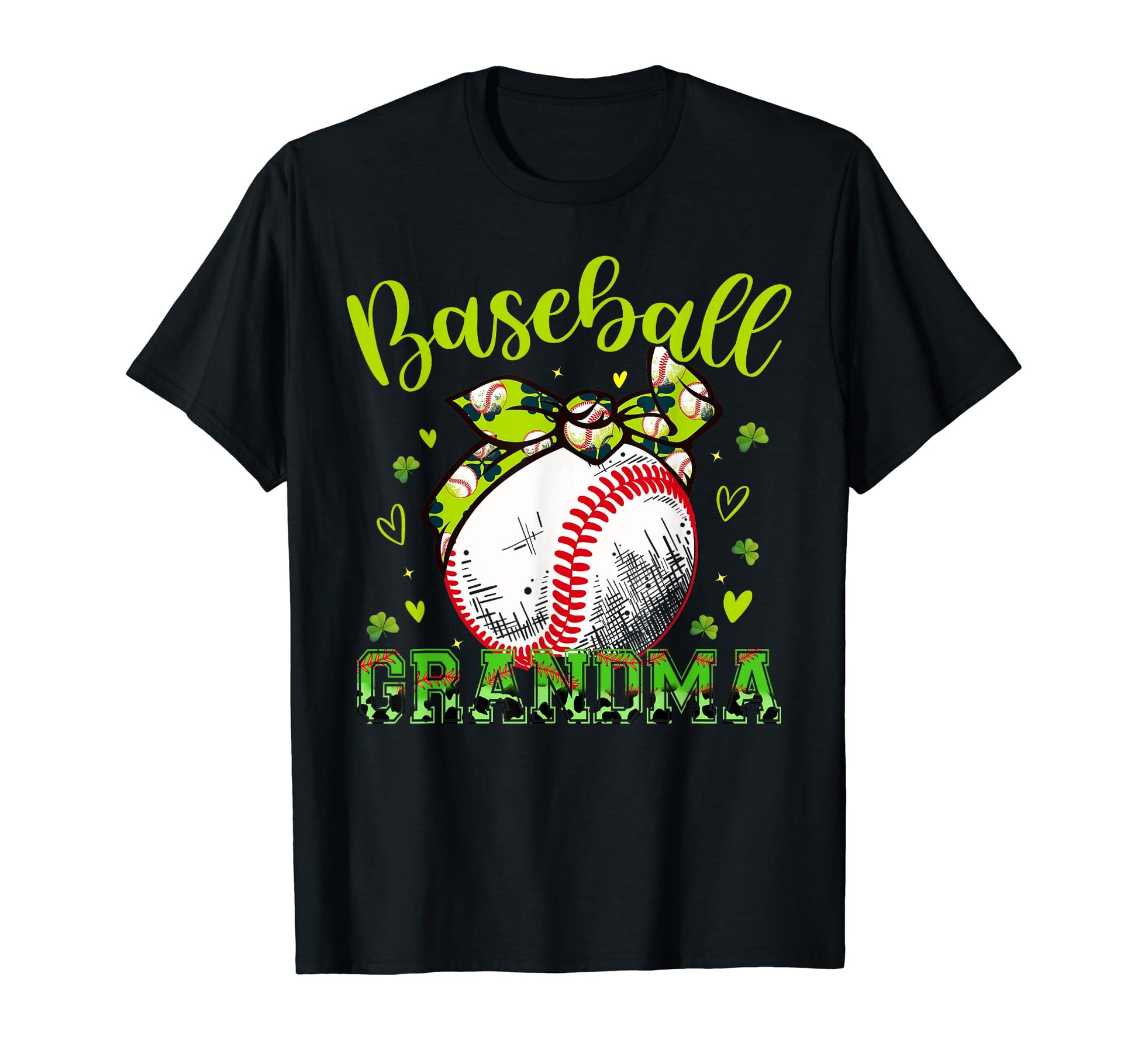Baseball Grandma Headband Leopard T-Shirt - Minimalist Print for Adults - T-Shirt, Sweatshirt, Hoodie