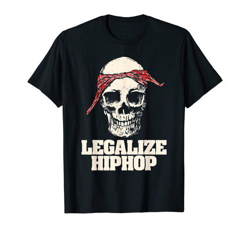 Legalize Hiphop Skull Do Rag Bandana T-Shirt - Minimalist Print for Adults - T-Shirt, Sweatshirt, Hoodie