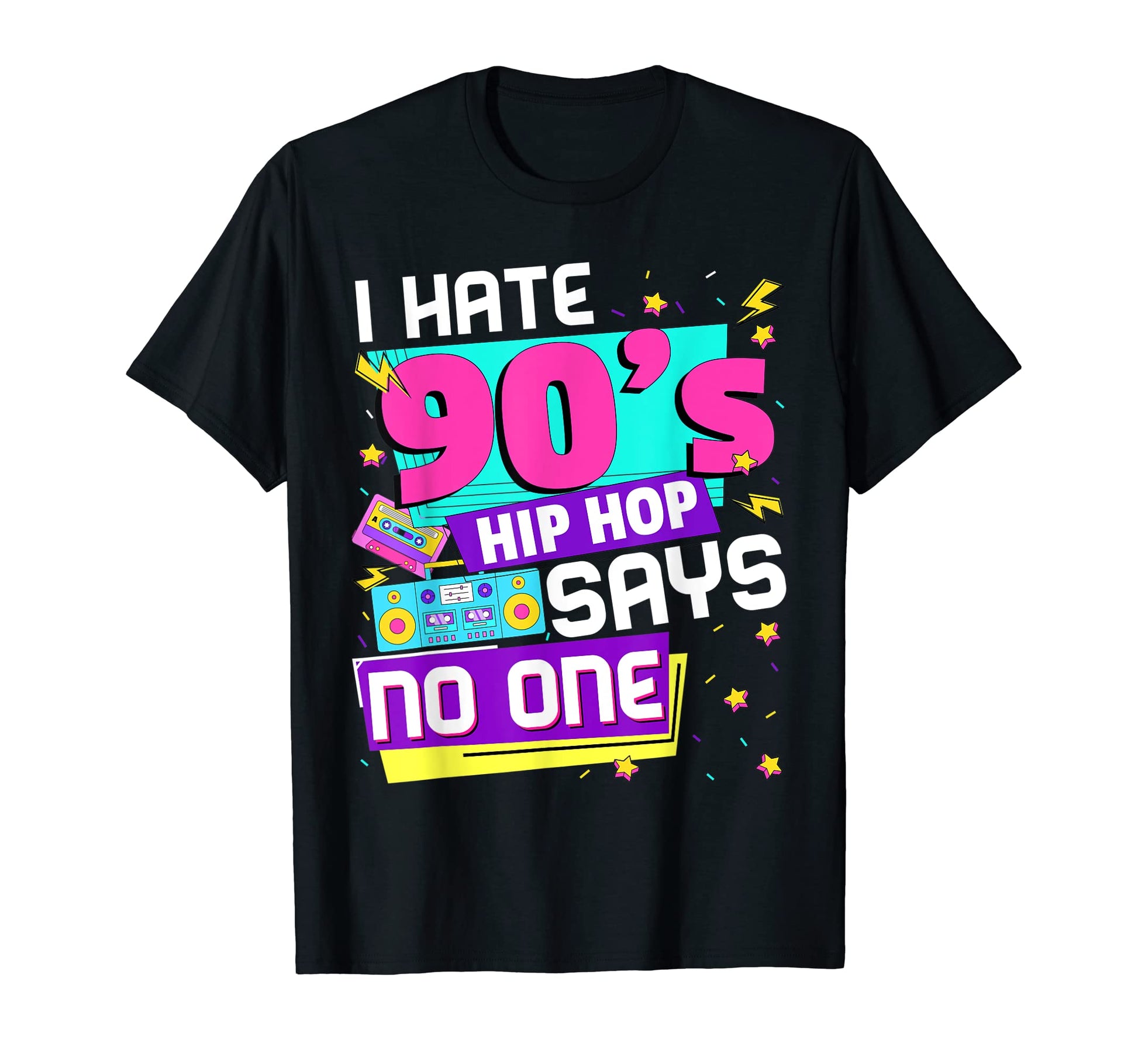 90S Hip Hop Rap Music Nostalgia Old T-Shirt - Custom Art Print for Adults - T-Shirt, Sweatshirt, Hoodie