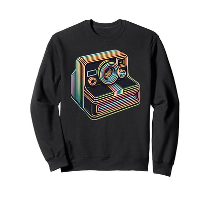 Camera Photographer Photography Sweatshirt - Trendy Graphic for Adults - T-Shirt, Sweatshirt, Hoodie