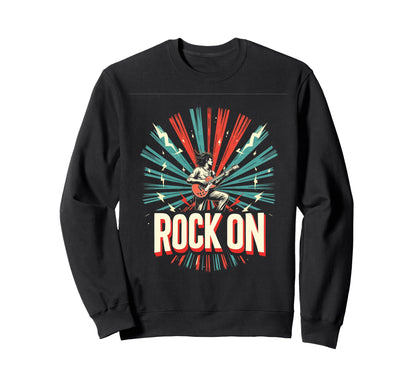 Rock Rock Sweatshirt - Casual Everyday Wear Unisex - T-Shirt, Sweatshirt, Hoodie