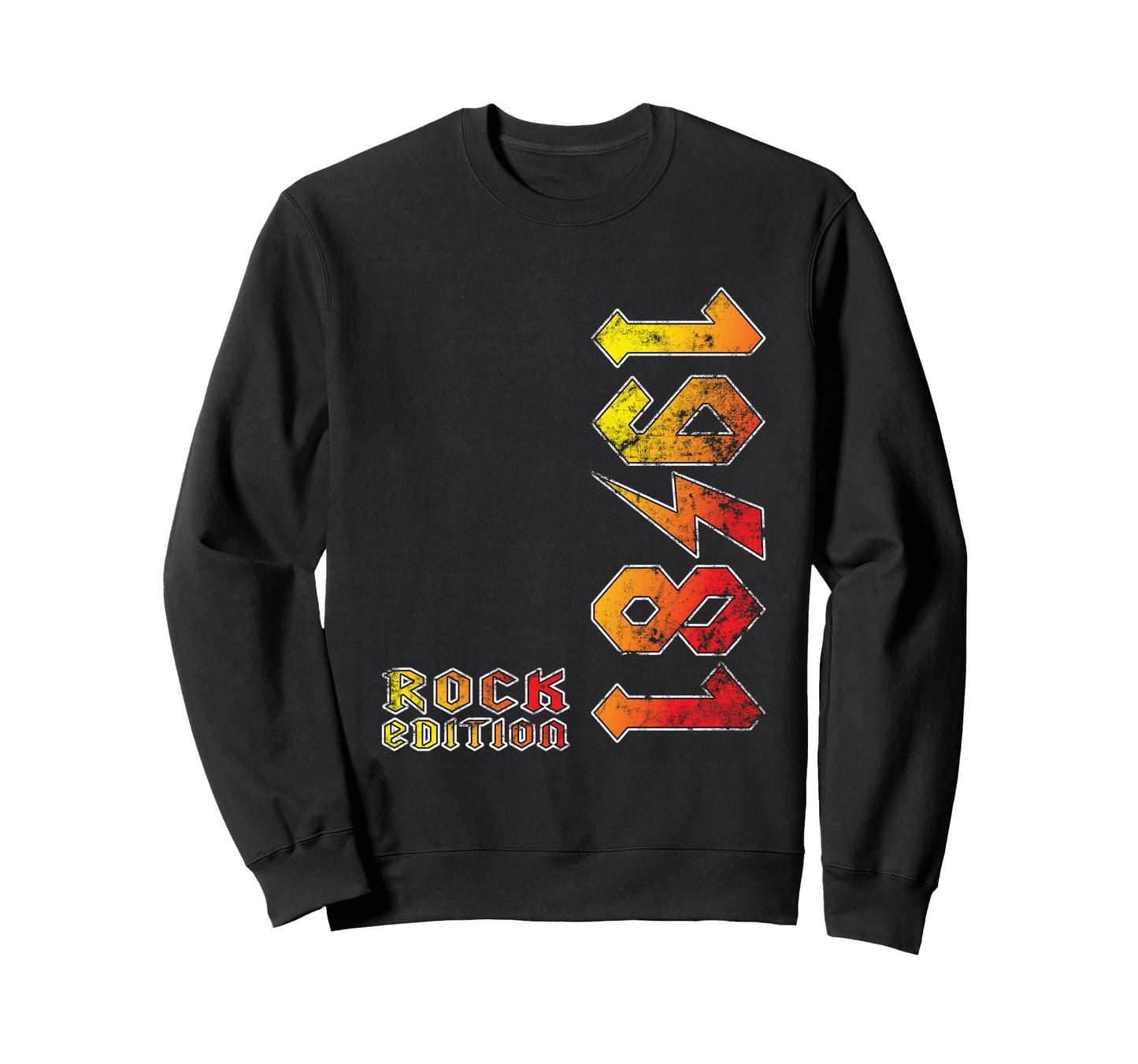 1981 Rock Music Lovers Gift Sweatshirt - Minimalist Print Unisex - T-Shirt, Sweatshirt, Hoodie