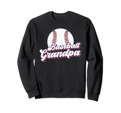 Baseball Grandpa Baseball Player Sweatshirt - Aesthetic Graphic Unisex - T-Shirt, Sweatshirt, Hoodie