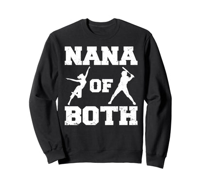 Nana Both Funny Baseball And Dance Sweatshirt - Trendy Graphic Men Women - T-Shirt, Sweatshirt, Hoodie