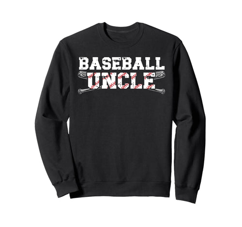 Baseball Uncle Proud Baseball Player Sweatshirt - Graphic Print Men Women - T-Shirt, Sweatshirt, Hoodie
