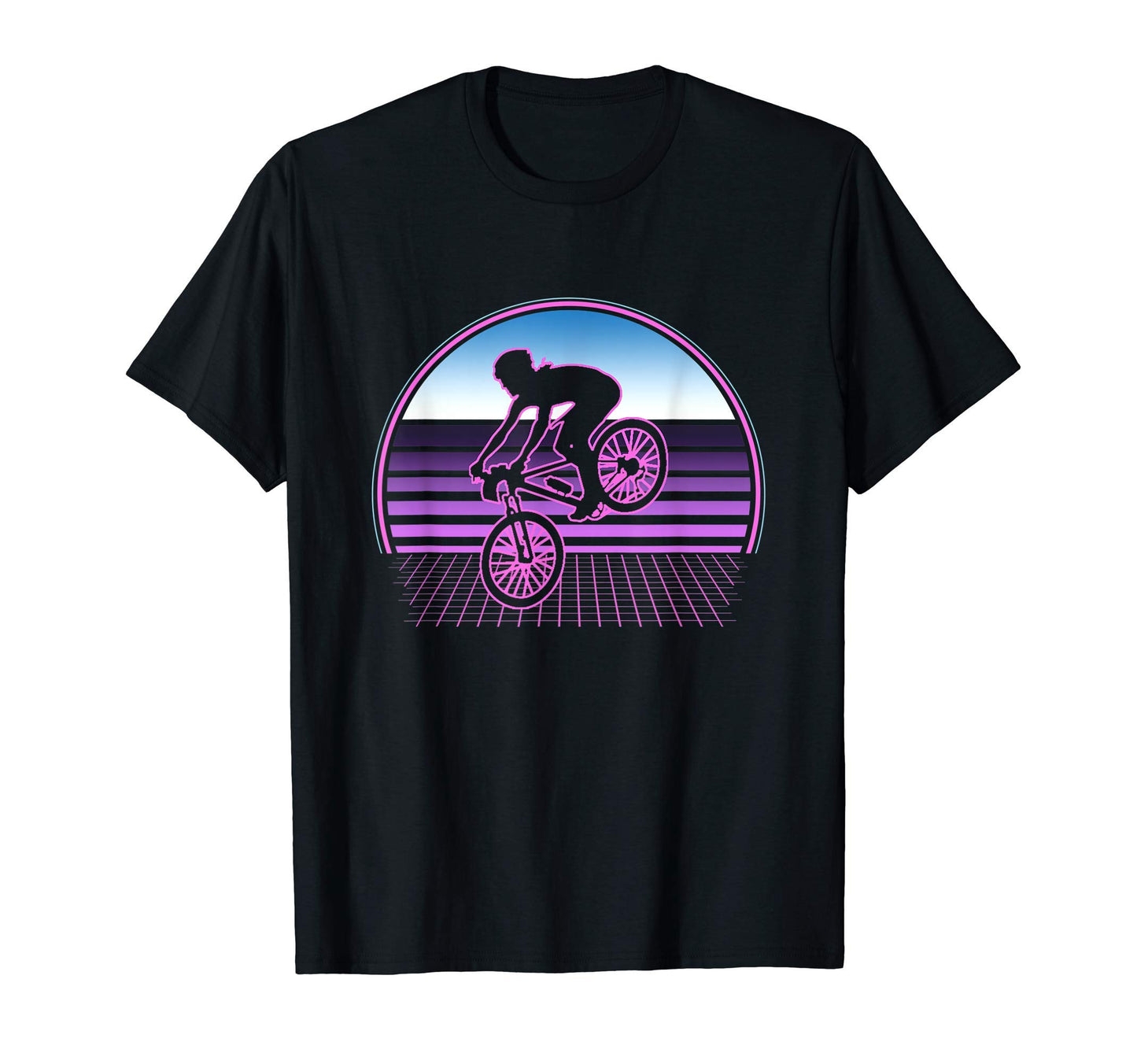 Cycling Bicycle Riders Bike 80S Vaporwave T-Shirt - Novelty Apparel Unisex - T-Shirt, Sweatshirt, Hoodie