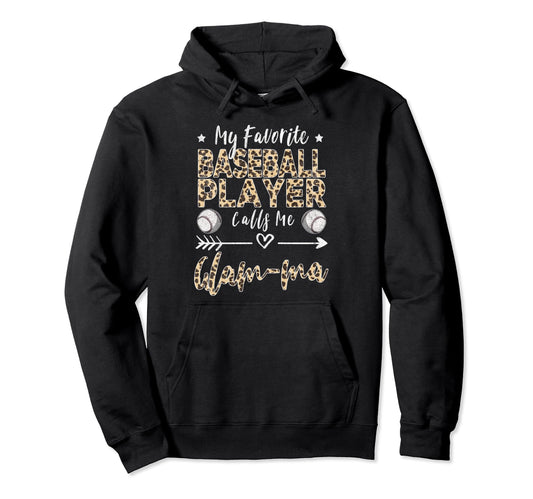 My Favorite Baseball Player Calls Me Glam Hoodie - Minimalist Print Unisex - T-Shirt, Sweatshirt, Hoodie