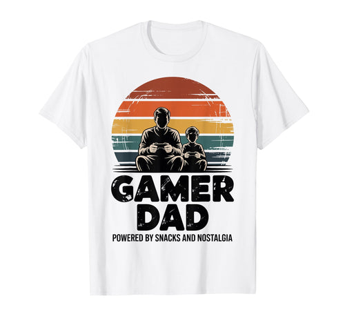Gamer Dad Powered Snacks And T-Shirt - Streetwear Style for Adults - T-Shirt, Sweatshirt, Hoodie