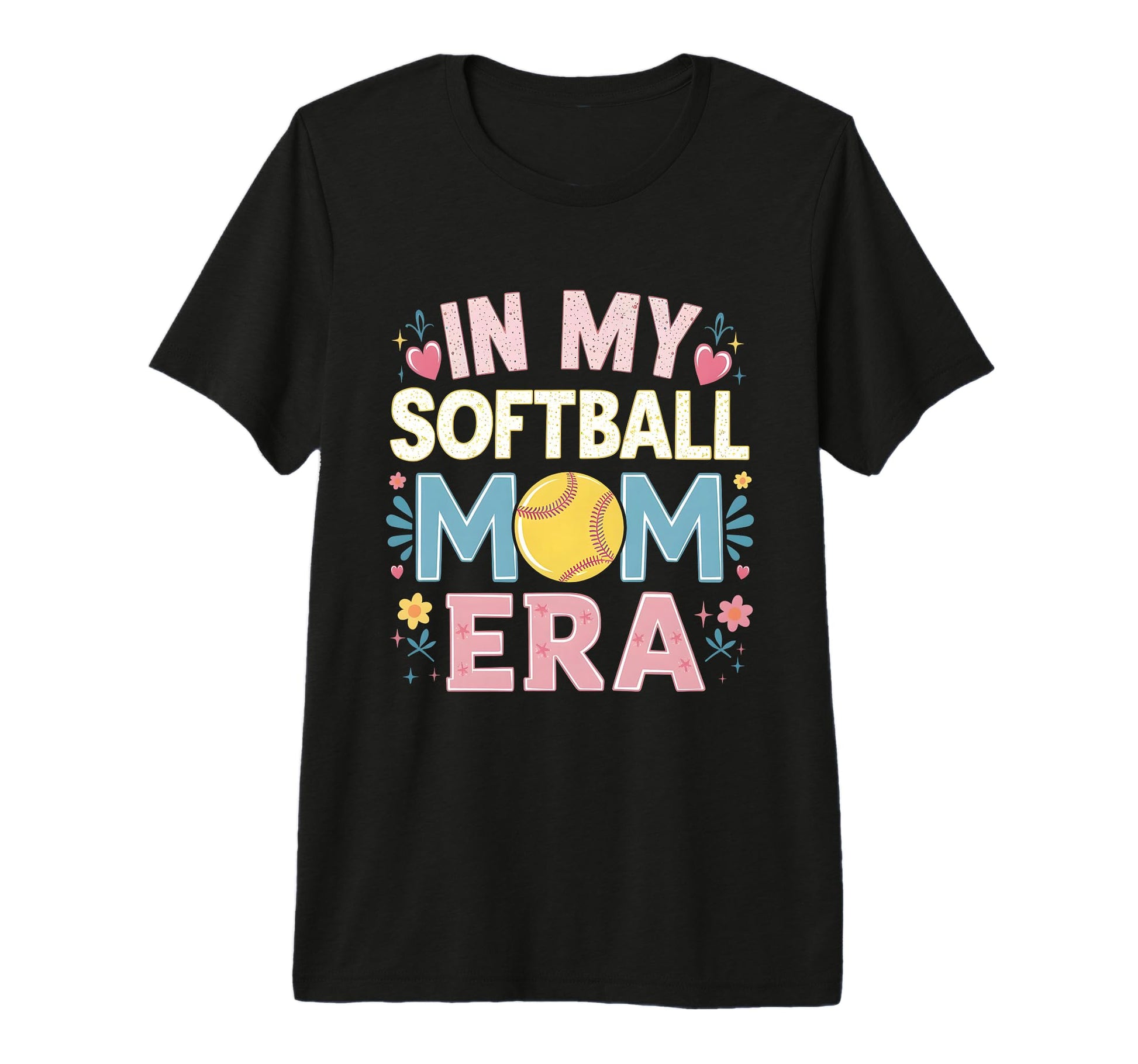 My Softball Mom Era Mom Life T-Shirt - Casual Everyday Wear for Adults - T-Shirt, Sweatshirt, Hoodie