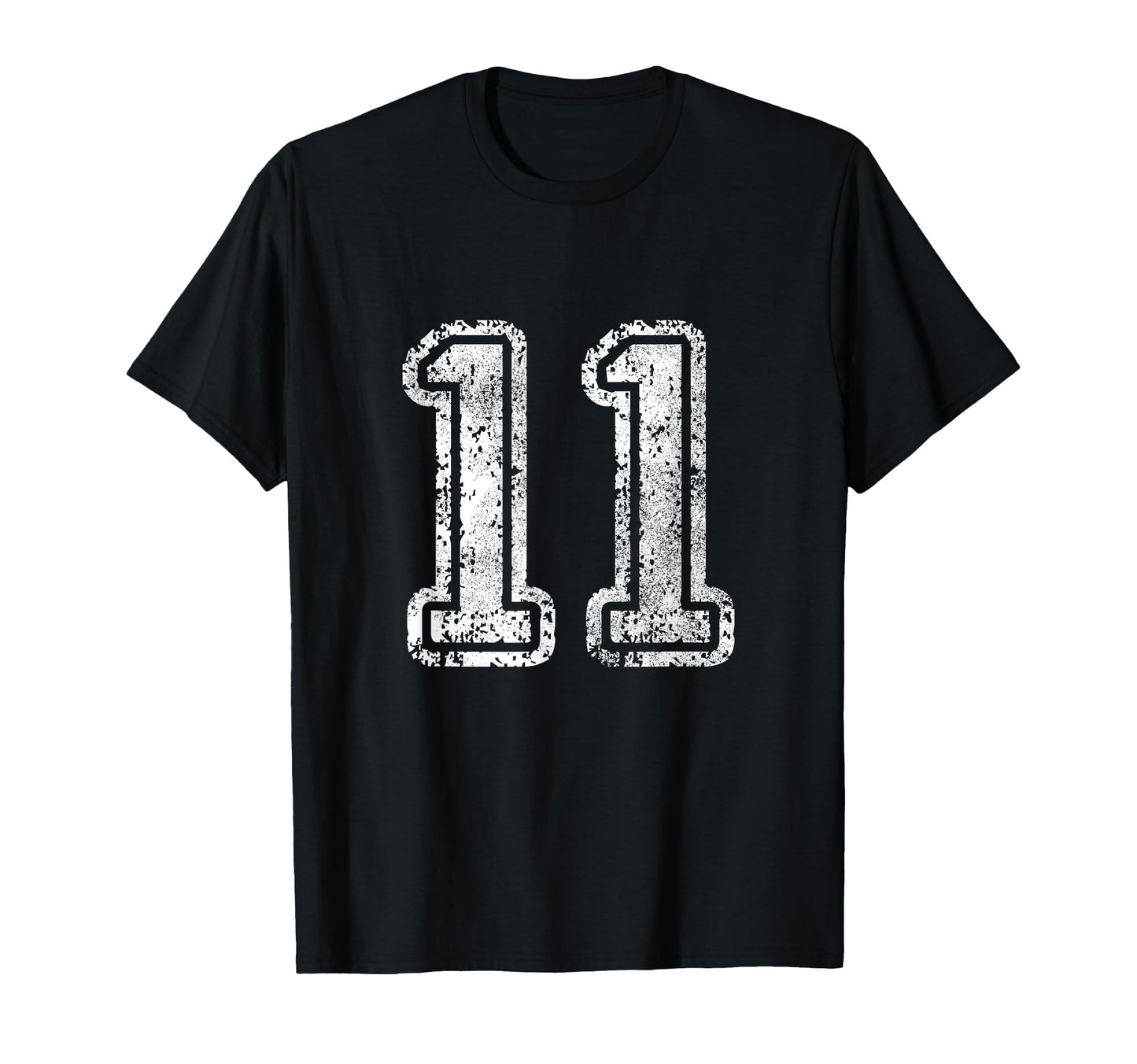 Jersey Number 11 Football Eleven T-Shirt - Trendy Graphic for Adults - T-Shirt, Sweatshirt, Hoodie