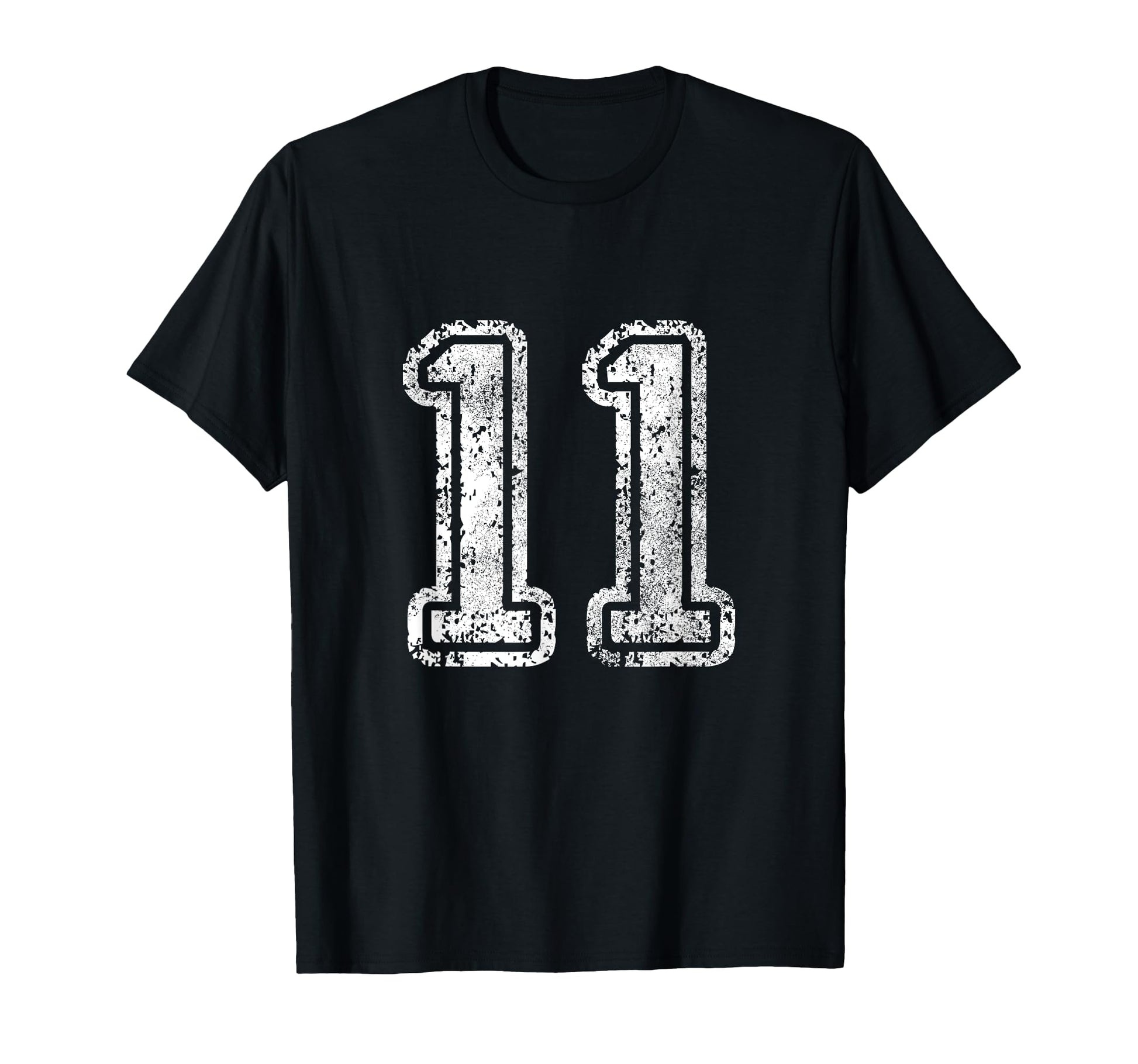 Jersey Number 11 Football Eleven T-Shirt - Trendy Graphic for Adults - T-Shirt, Sweatshirt, Hoodie