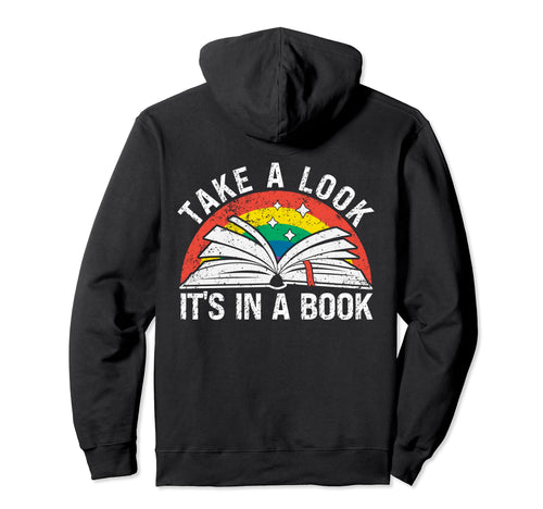 Take Its Book Reading Rainbow Hoodie - Streetwear Style Men Women - T-Shirt, Sweatshirt, Hoodie