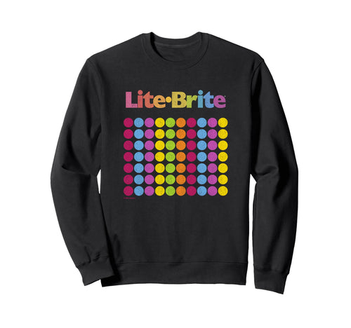 Lite Brite Toy Rainbow Dot Grid Logo Sweatshirt - Unique Graphic for Adults - T-Shirt, Sweatshirt, Hoodie