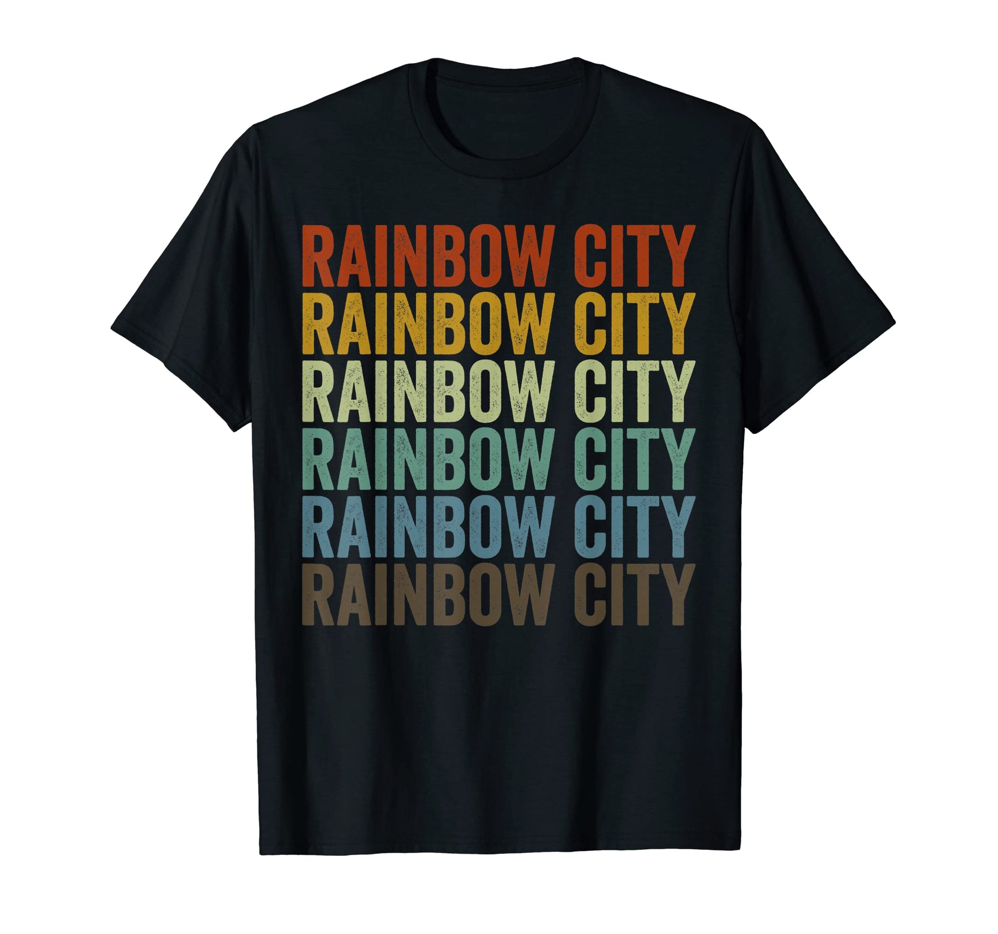 Rainbow City City T-Shirt - Novelty Apparel Men Women - T-Shirt, Sweatshirt, Hoodie