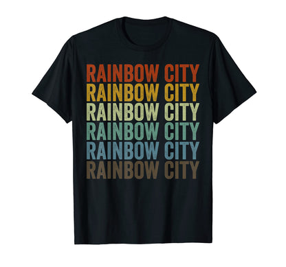 Rainbow City City T-Shirt - Novelty Apparel Men Women - T-Shirt, Sweatshirt, Hoodie