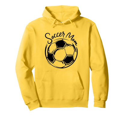 Soccer Mom Proud Football Mothers Game Day Hoodie - Graphic Print Unisex - T-Shirt, Sweatshirt, Hoodie