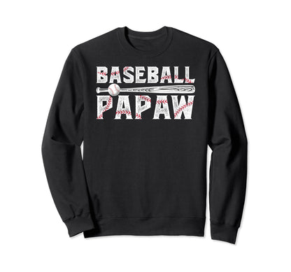 Baseball Papaw Proud Grandpa Papaw Sweatshirt - Streetwear Style Unisex - T-Shirt, Sweatshirt, Hoodie