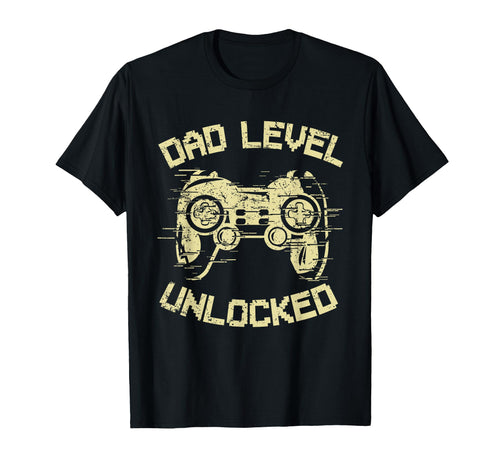 Dad Level Unlocked Gaming T-Shirt - Aesthetic Graphic for Adults - T-Shirt, Sweatshirt, Hoodie