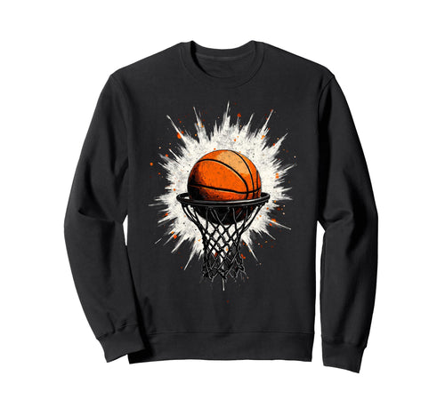 Basketball Player Fan Dad Game Day Sweatshirt - Streetwear Style Men Women - T-Shirt, Sweatshirt, Hoodie