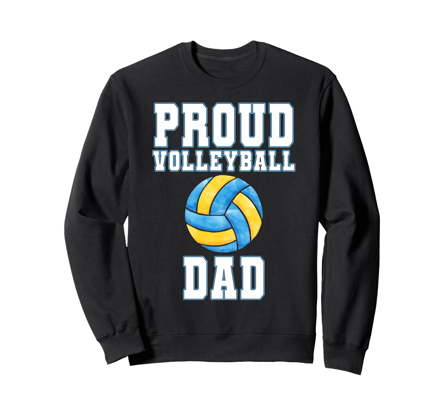 Proud Volleyball Dad Game Day Sports Sweatshirt - Minimalist Print Unisex - T-Shirt, Sweatshirt, Hoodie