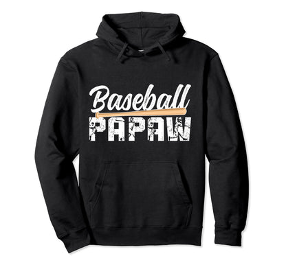Baseball Papaw Grandpa Papaw Baseball Hoodie - Streetwear Style Unisex - T-Shirt, Sweatshirt, Hoodie