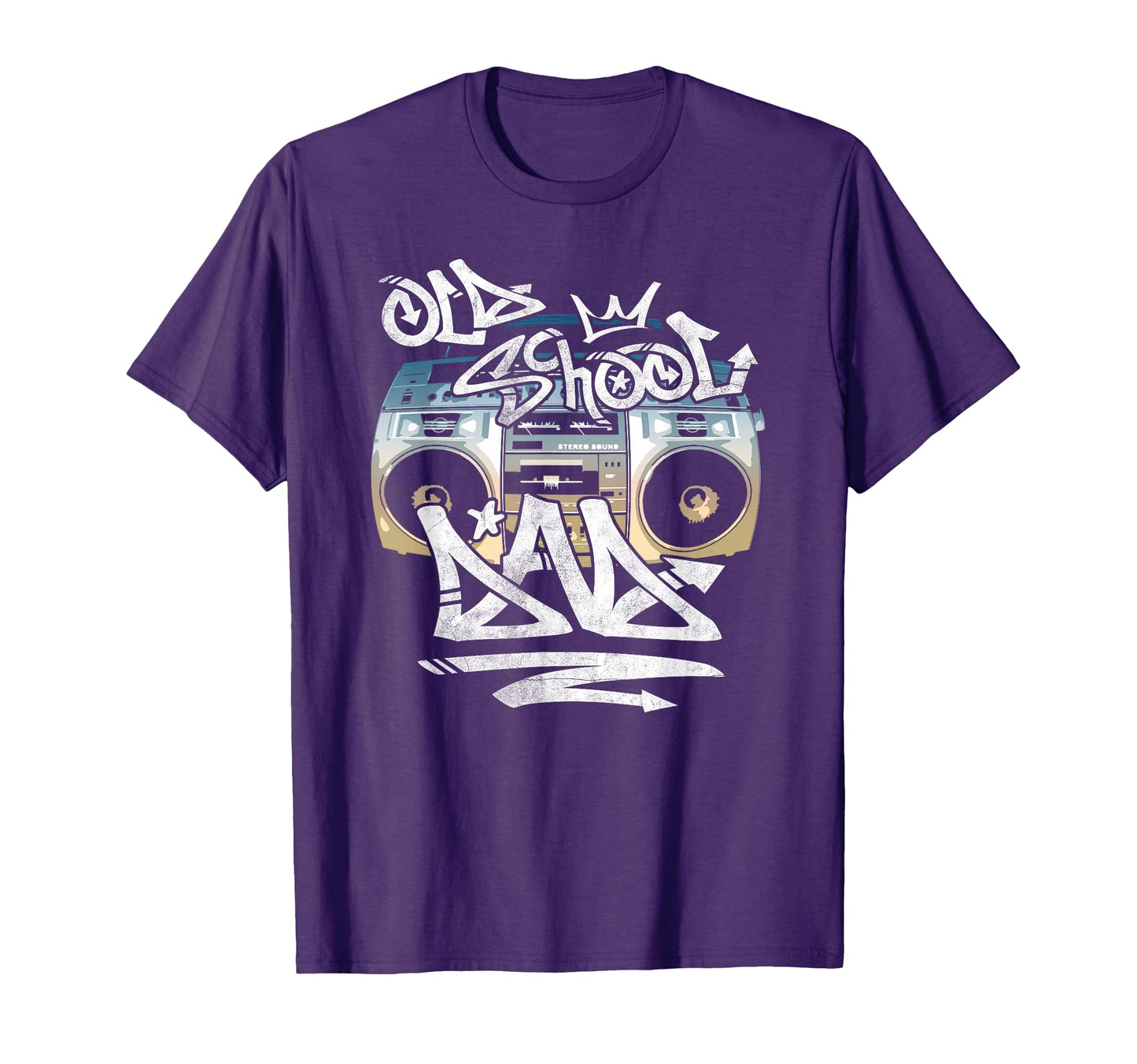 Old School Dad Boombox T-Shirt - Custom Art Print for Adults - T-Shirt, Sweatshirt, Hoodie