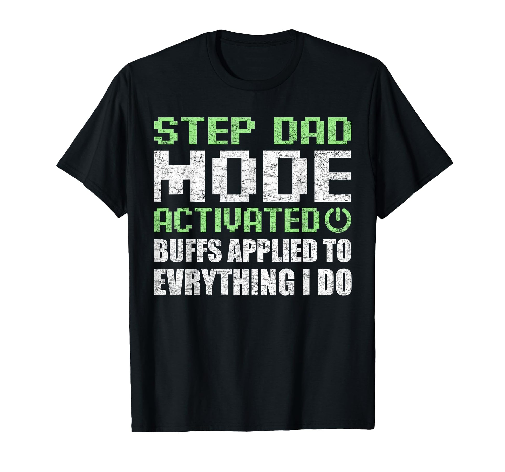 Gamer Stepdad Fathers Day Step Dad T-Shirt - Minimalist Print Men Women - T-Shirt, Sweatshirt, Hoodie