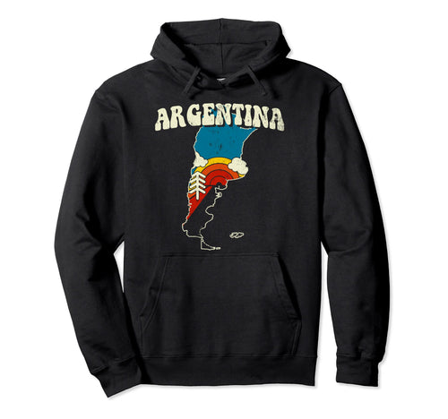 Argentina Argentinian Country Rainbow Hoodie - Minimalist Print Men Women - T-Shirt, Sweatshirt, Hoodie