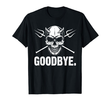 Goodbye Aesthetic Vaporwave T-Shirt - Fun Novelty Design for Adults - T-Shirt, Sweatshirt, Hoodie